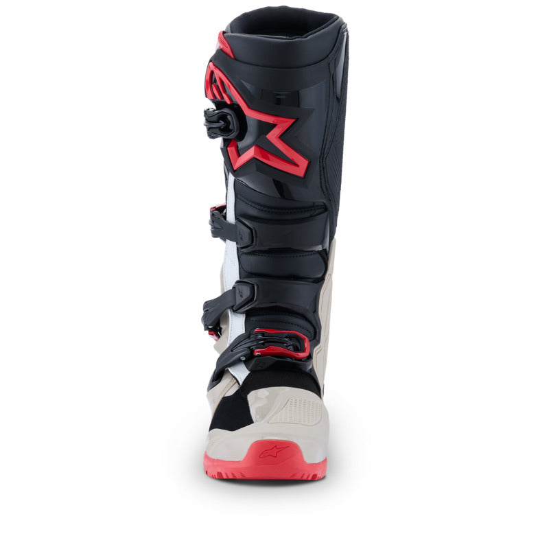 TECH 7 BOOTS (MY26) ENDURO BLACK LIGHT-GRAY BRIGHT-RED