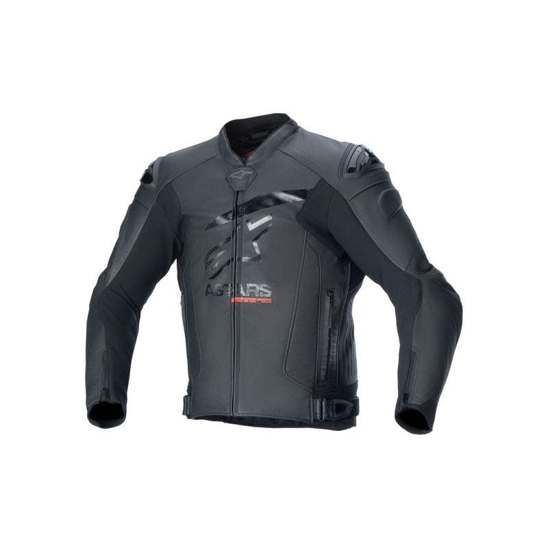 GP PLUS R V4 AIRFLOW LEATHER JACKET BLACK BLACK