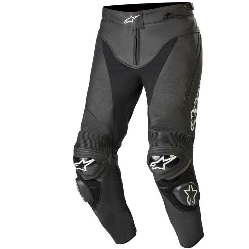 TRACK V2 LEATHER PANTS BLACK