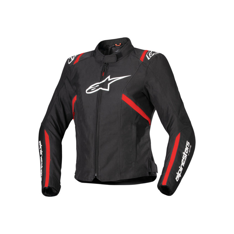 WOMENS T SPS V2 WP JACKET BLACK WHITE FLURO-RED