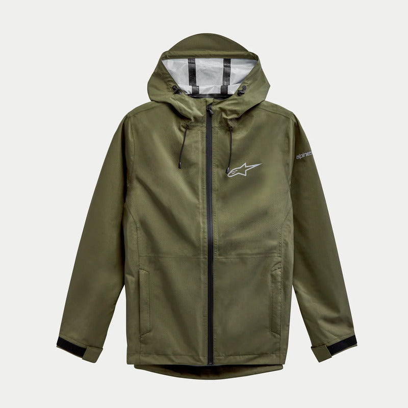 OMNI RAIN JACKET MILITARY GREEN