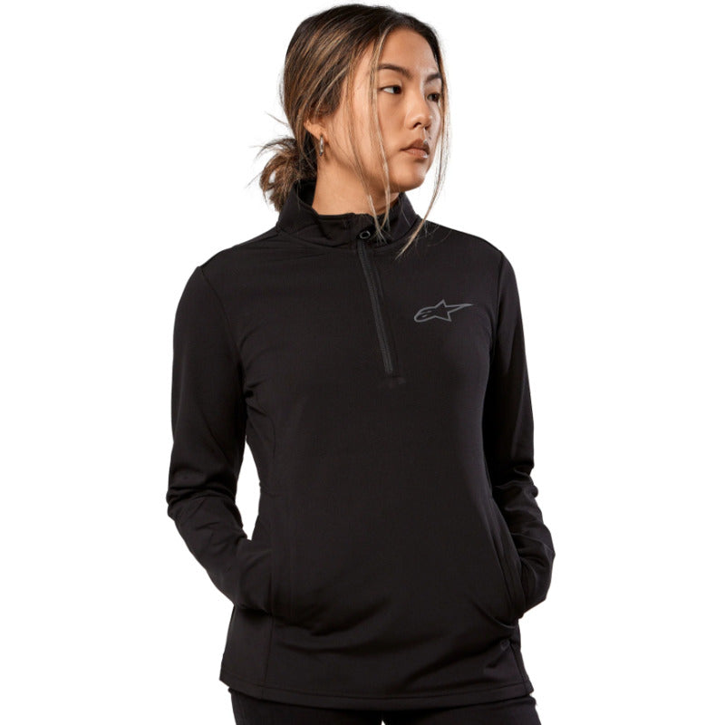 WOMENS MISSION V2 MIDLAYER BLACK