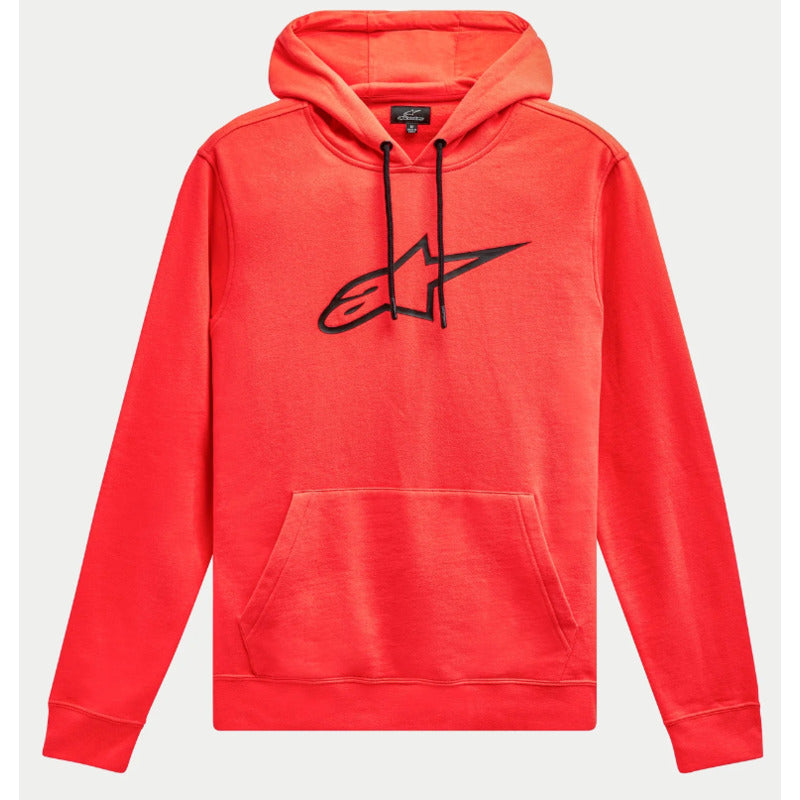AGELESS V2 HOODIE WARM RED-BLACK
