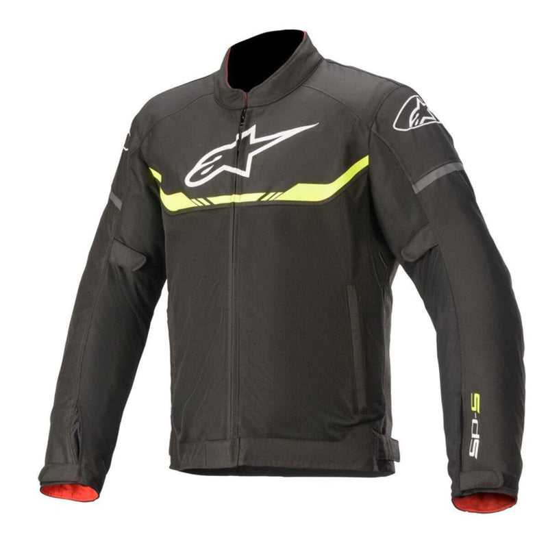 T SPS AIR JACKET BLACK YELLOW-FLURO