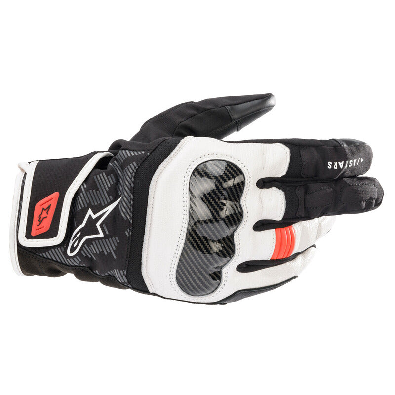 SMX Z DRYSTAR GLOVE BLACK WHITE RED FLURO
