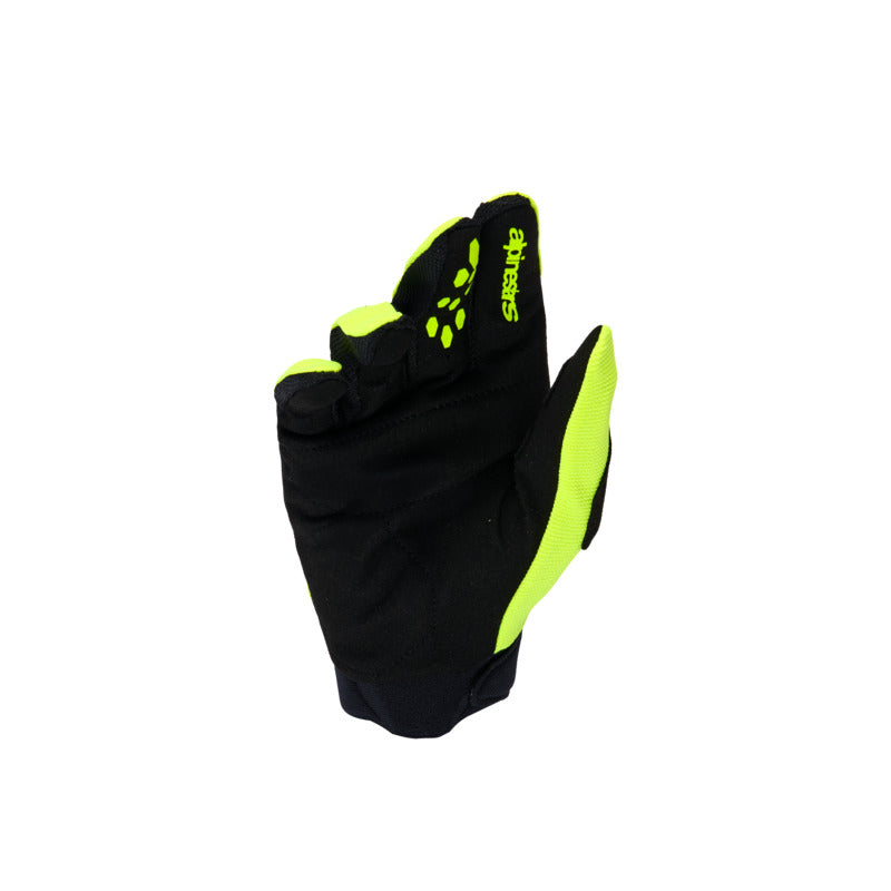 2026-2027 YOUTH FULL BORE V2 GLOVES FLURO-YELLOW BLACK
