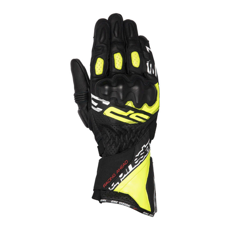 SP 3 GLOVES BLACK FLURO-YELLOW WHITE