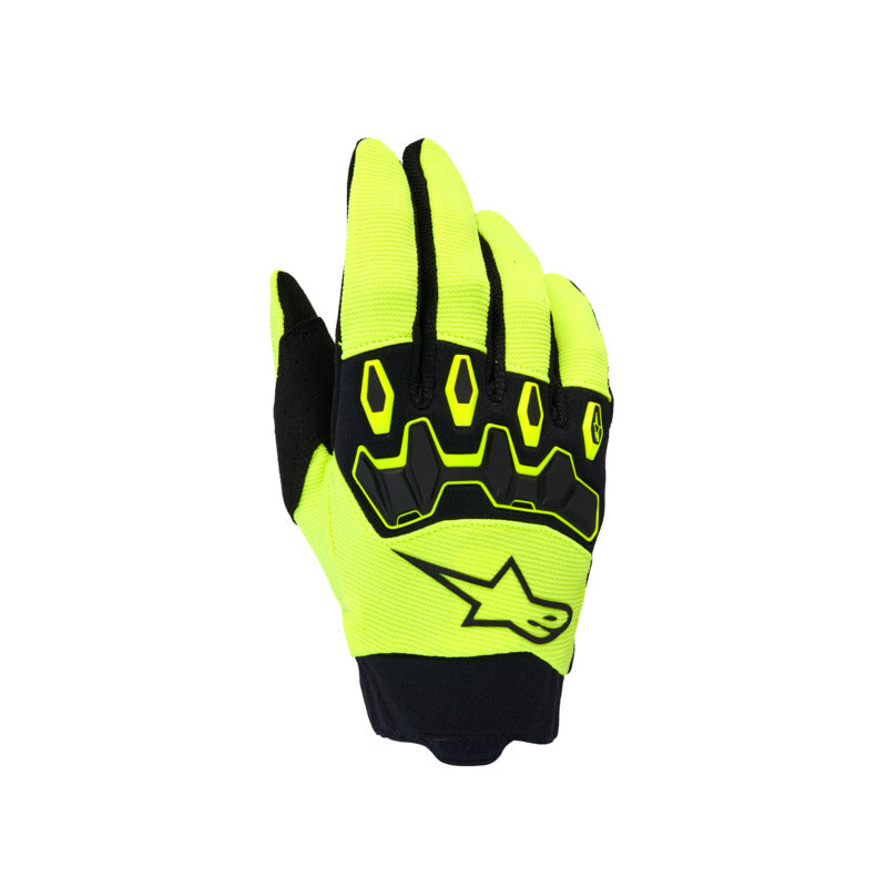 2026-2027 FULL BORE V2 GLOVES YELLOWFLURO BLACK