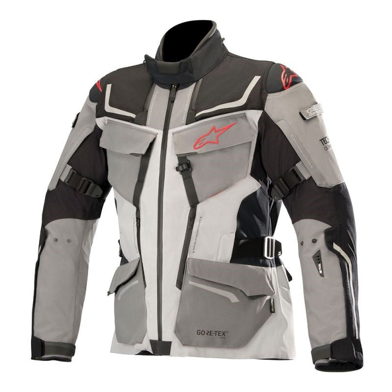 REVENANT GORETEX PRO TECH AIR JACKET BLACK GRAY ANTHRACITE RED