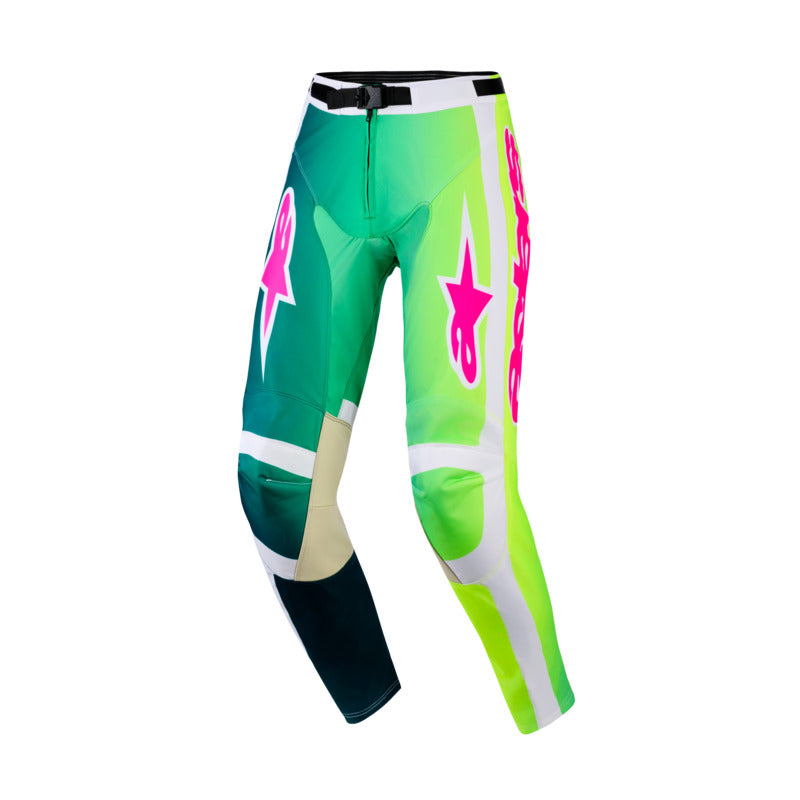 2026 RACER PORTL PANTS GREEN WHITE BLACK