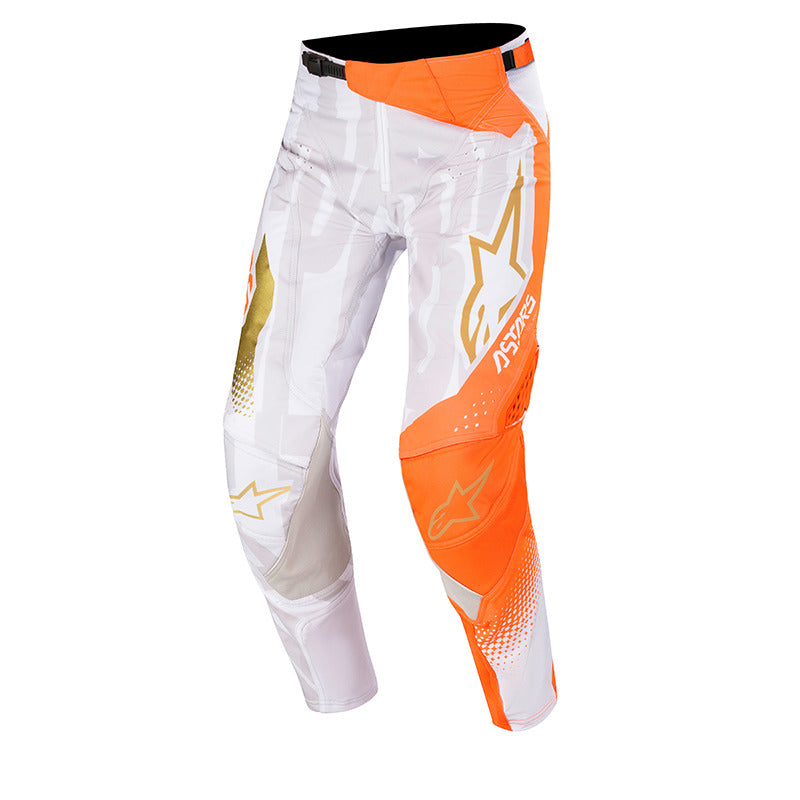2020 TECHSTAR FACTORY METAL PANT WHITE ORANGEFLURO GOLD