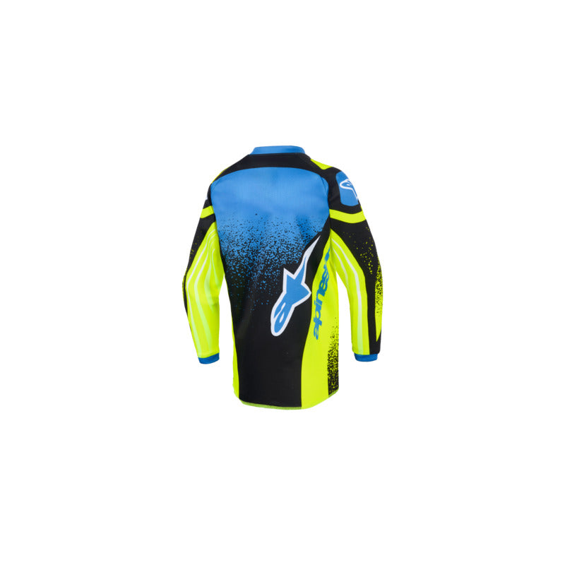 2026 KIDS RACER NOMUR JERSEY DARK-NAVY FLURO-YELLOW UCLA BLUE