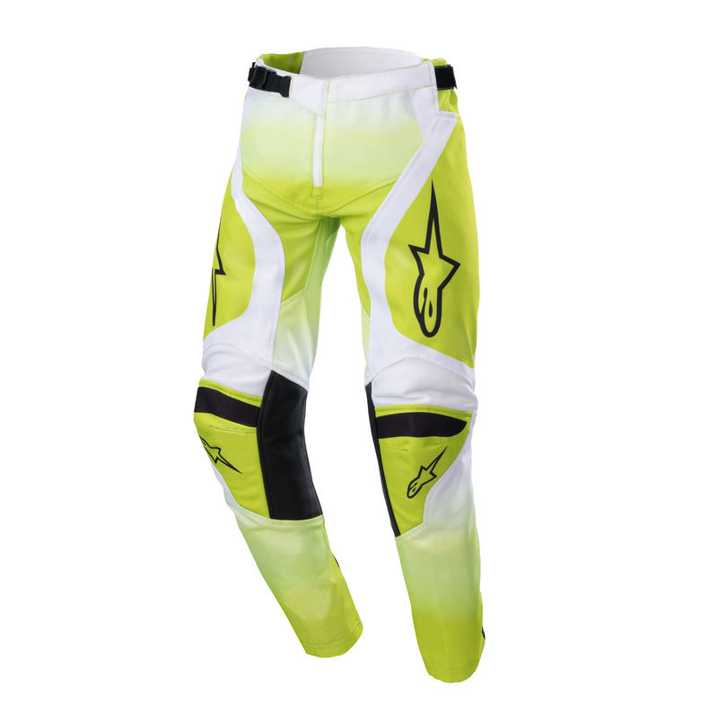 2023 YOUTH RACER PUSH PANTS YELLOWFLURO WHITE