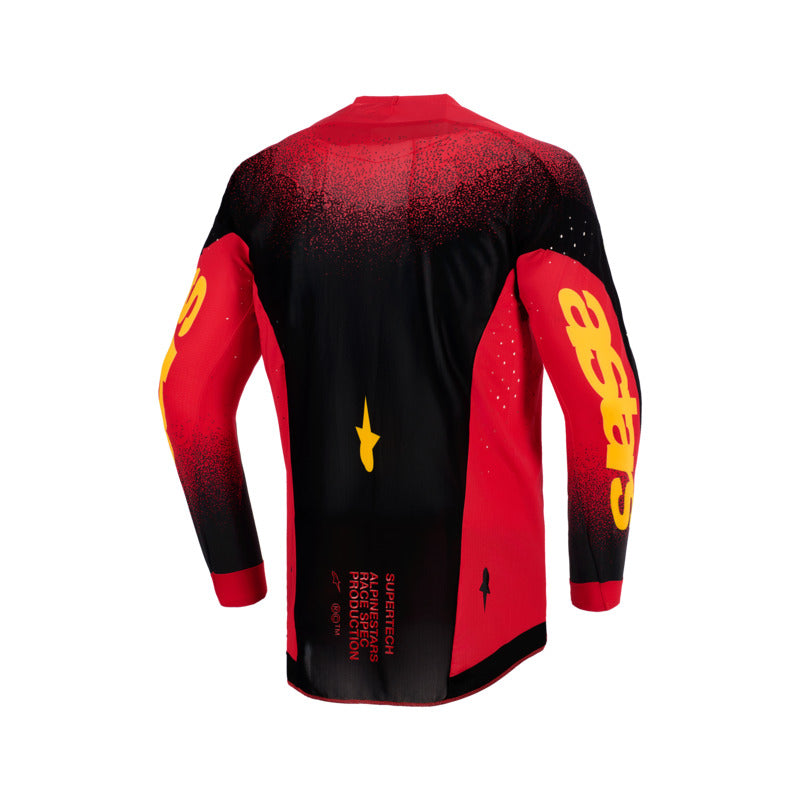2026 SUPERTECH SCENZ JERSEY RED BLACK YELLOW