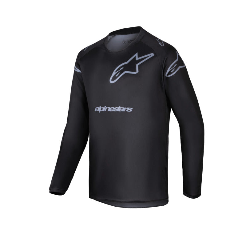 2025-2026 YOUTH RACER GRAPHITE JERSEY BLACK GRAY
