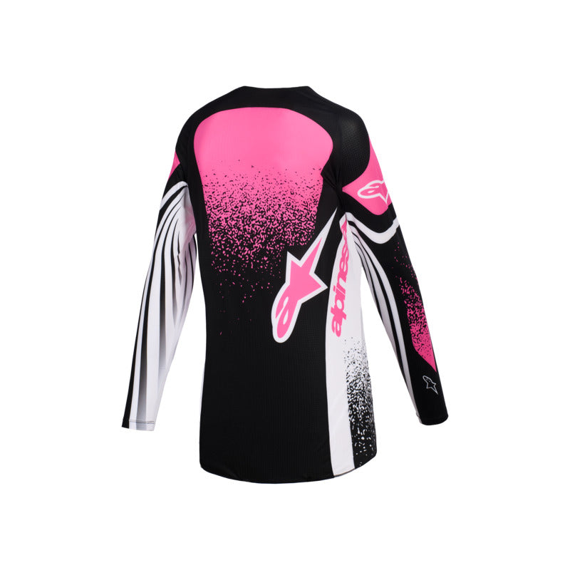 2026 WOMENS TECHSTAR NOMUR JERSEY BLACK WHITE FUCHSIA