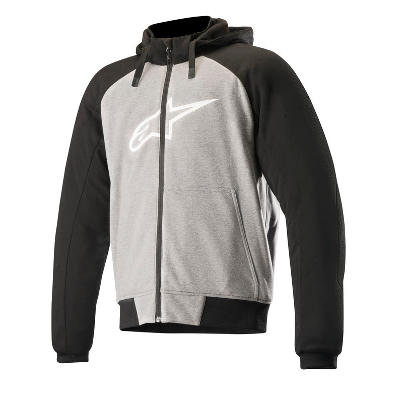 CHROME SPORTS HOODIE MELANGE GREY BLACK