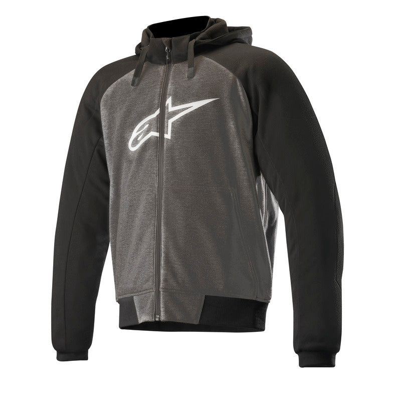 CHROME SPORTS HOODIE ANTHRACITE BLACK WHITE