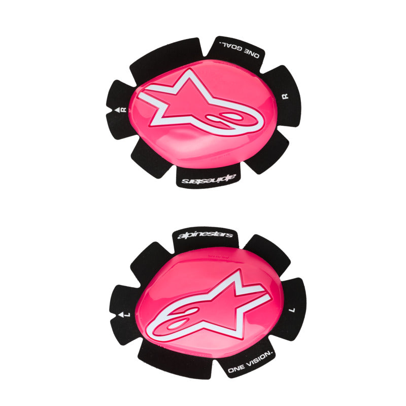 GP PLUS KNEE SLIDER FLURO PINK / WHITE