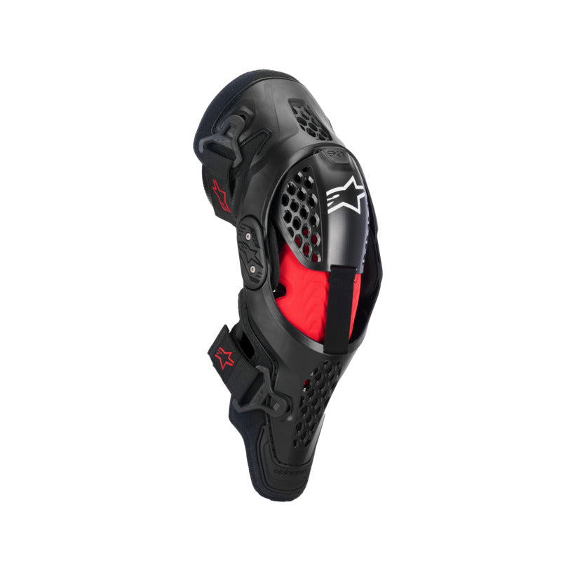 SX1 PLASMA KNEE PROTECTOR BLACK RED COOL-GRAY