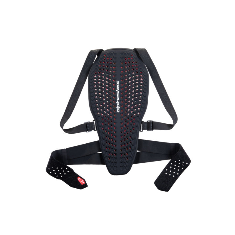 NUCLEON PLASMA BACK PROTECTOR WITH STRAP BLACK WHITE RED