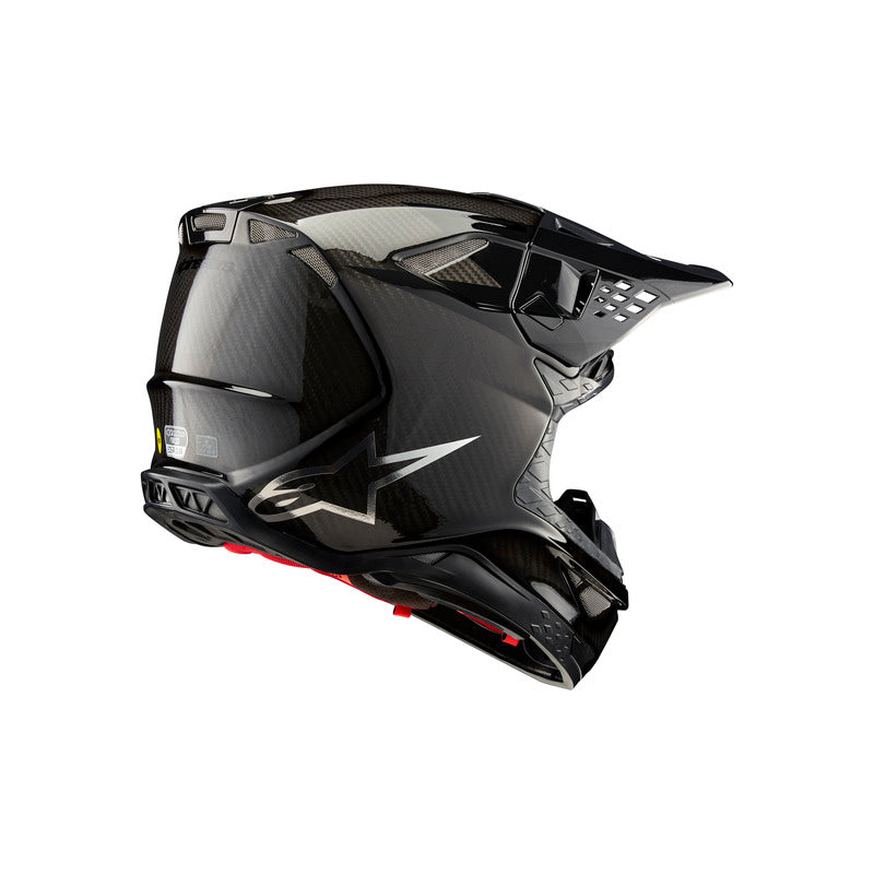 SUPERTECH SM10 FAME HELMET ECE 22.06 BLACK CARBON MATT AND GLOSS