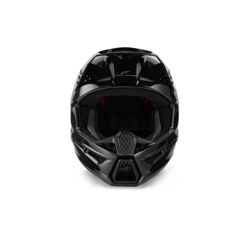 SM3 SOLID HELMET ECE 22.06 BLACK GLOSSY (1180)
