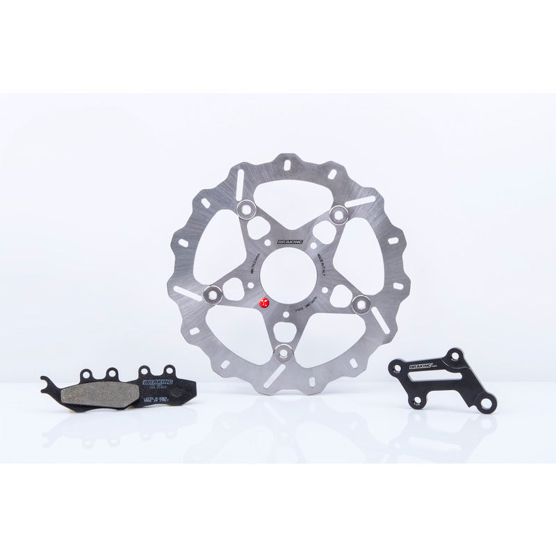 BRAKING OKI O'SIZE DISC KIT + PADS | W-FLO 250mm