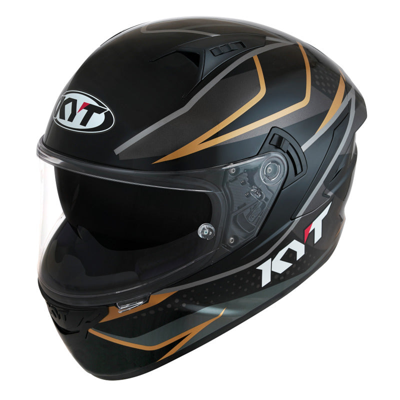 NF-R DAVO REPLICA HELMET | BLACK GREY-GOLD