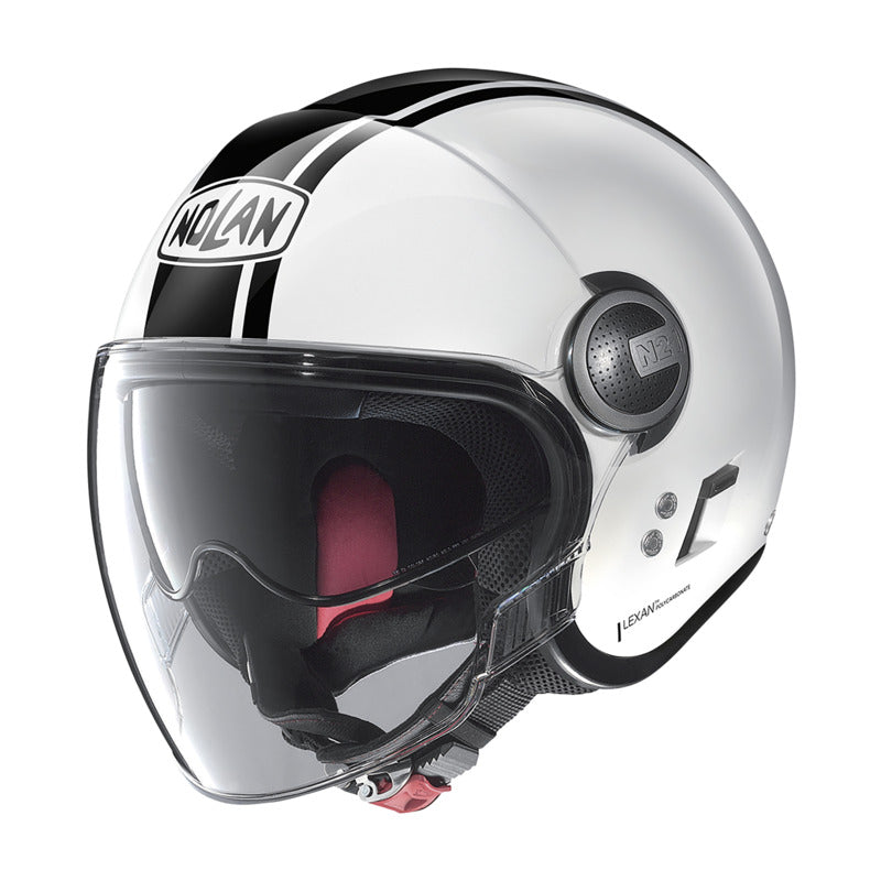 N21 VISOR OPEN FACE DOLCE VITA | WHITE-BLACK