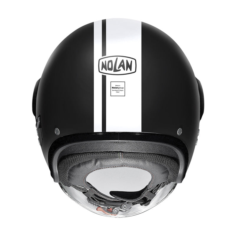 N21 VISOR OPEN FACE DOLCE VITA | FLAT BLACK-WHITE