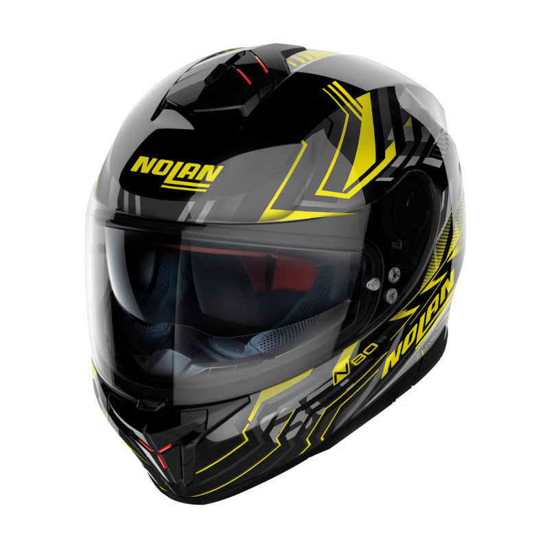 N80-8 FULL FACE TURBOLENCE | BLACK-YELLOW