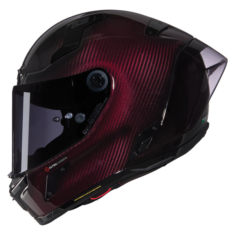 X-804 RS FULL FACE LIQUIDO | RED TINT CARBON