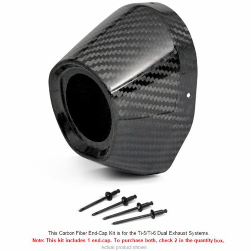 T6 4.5" CARBON END CAP RED | 4.5" outer, with 1.75" hole