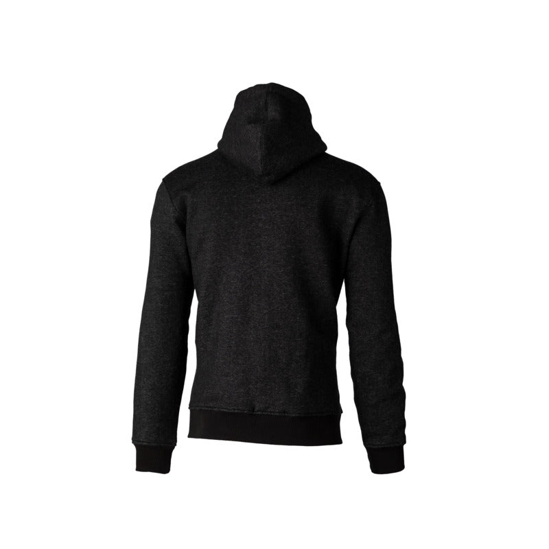 ZIP LOGO CE KEVLAR HOODY BLACK-GREY