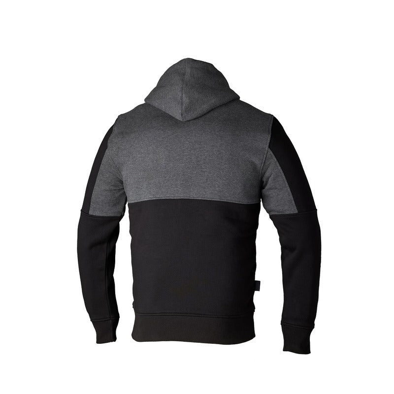 TEAM ZIP THROUGH CE KEVLAR HOODIE BLACK-GREY