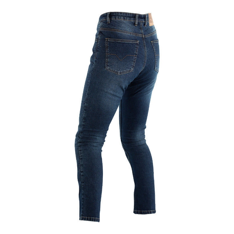 LADIES TAPERED FIT CE KEV JEANS BLUE