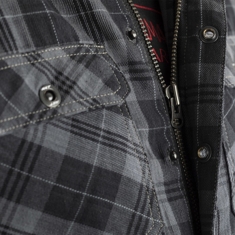 LUMBERJACK CE KEVLAR SHIRT GREY CHECK