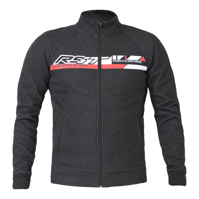RST LOGO ZIP FLEECE BLACK