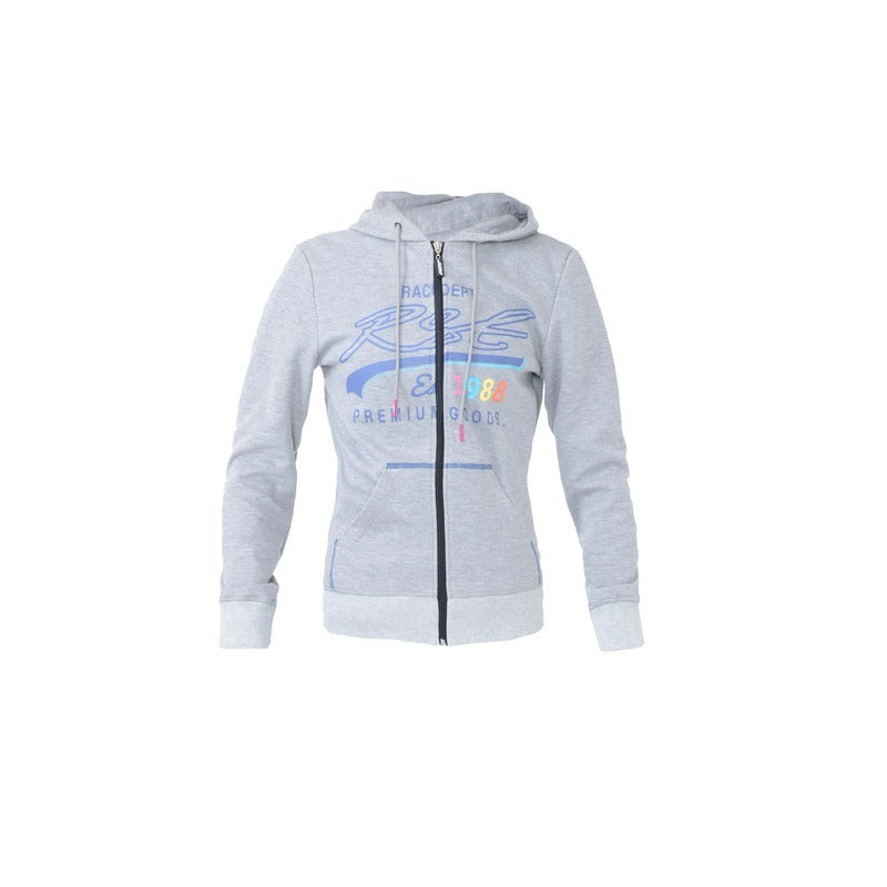 RST LADIES ZIP HOODIE GREY MARL