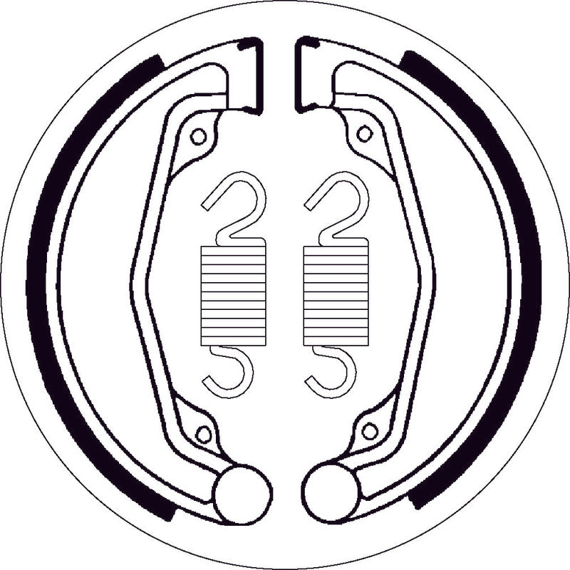 SBS 2023 BRAKE SHOES | WITH SPRINGS