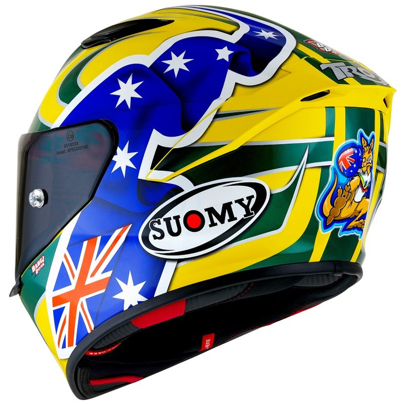 TRACK-1 E06 HELMET | BAYLISS REPLICA YELLOW