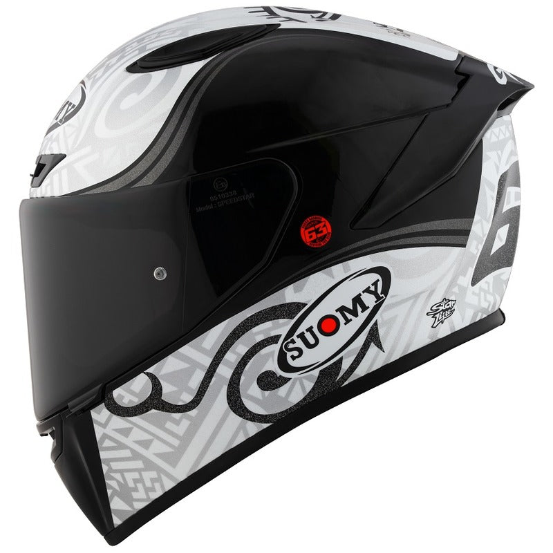 SUK6T1X015 TRACK-1 E06 HELMET | BAGNAIA WINTER TEST REPLICA BAGNAIA WINTER TEST REPLICA