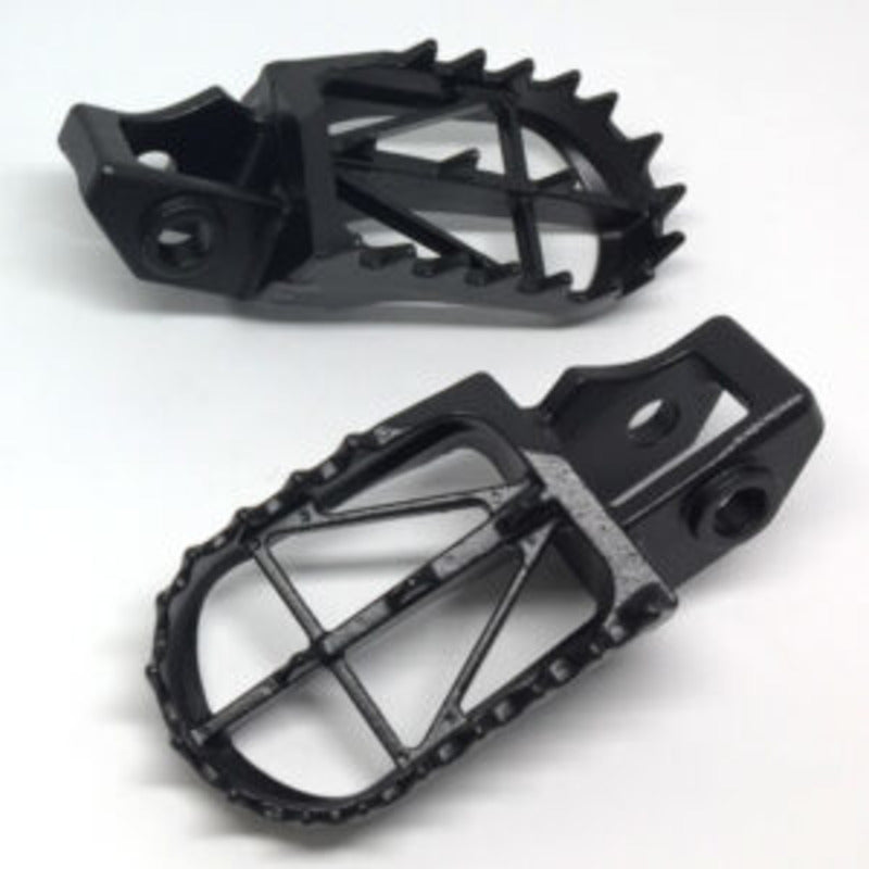 ZETA FOOTPEGS WIDE | KLX110/110L,DR-Z50/70/110 | 50mm CrMo BLACK