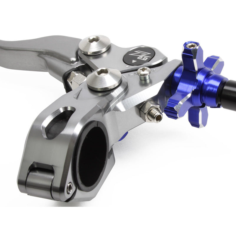 ZETA CLUTCH PERCH - PIVOT | 3-FINGER FORGED | BLUE