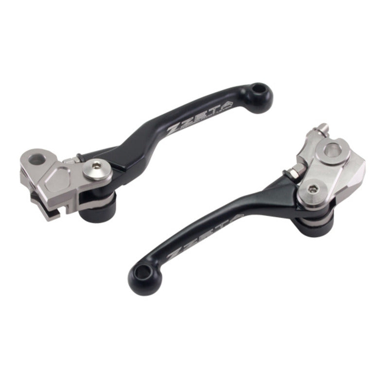 ZETA LEVER SET PIVOT | CRF250R/450R'07- | FORGED | BLACK.