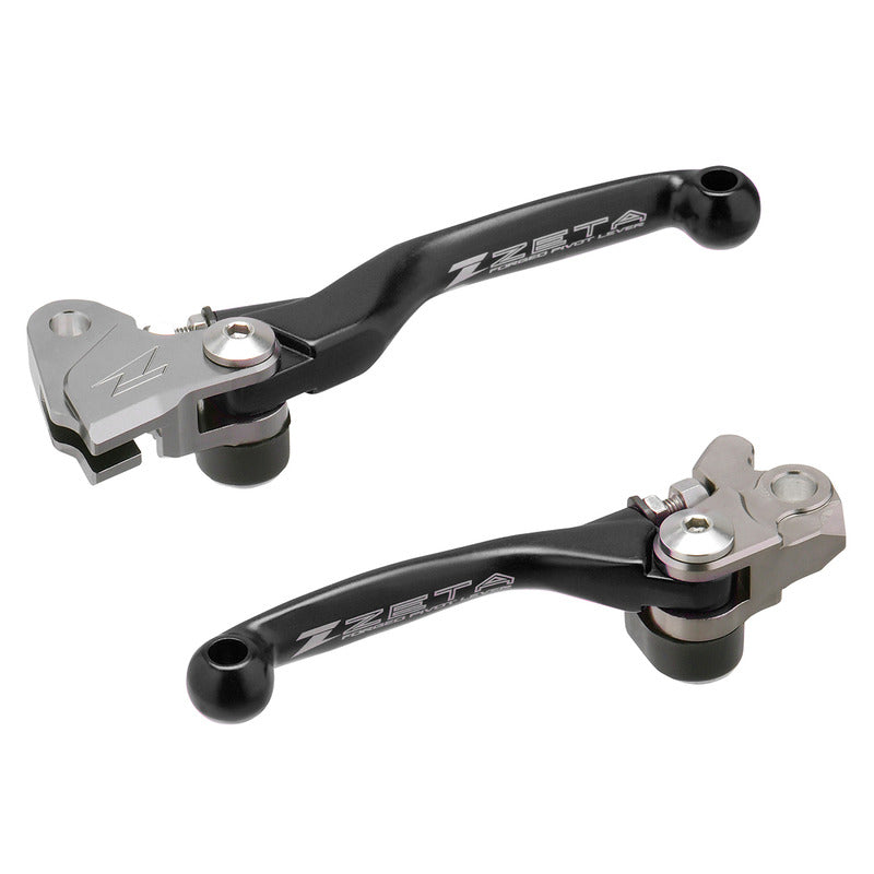 ZETA LEVER SET PIVOT | KX250 / KX450 '19- | FORGED | BLACK