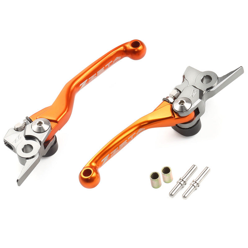 ZETA LEVER SET PIVOT | Brembo GG '21-23, HQV, KTM '14-, TRI | FORGED | ORANGE