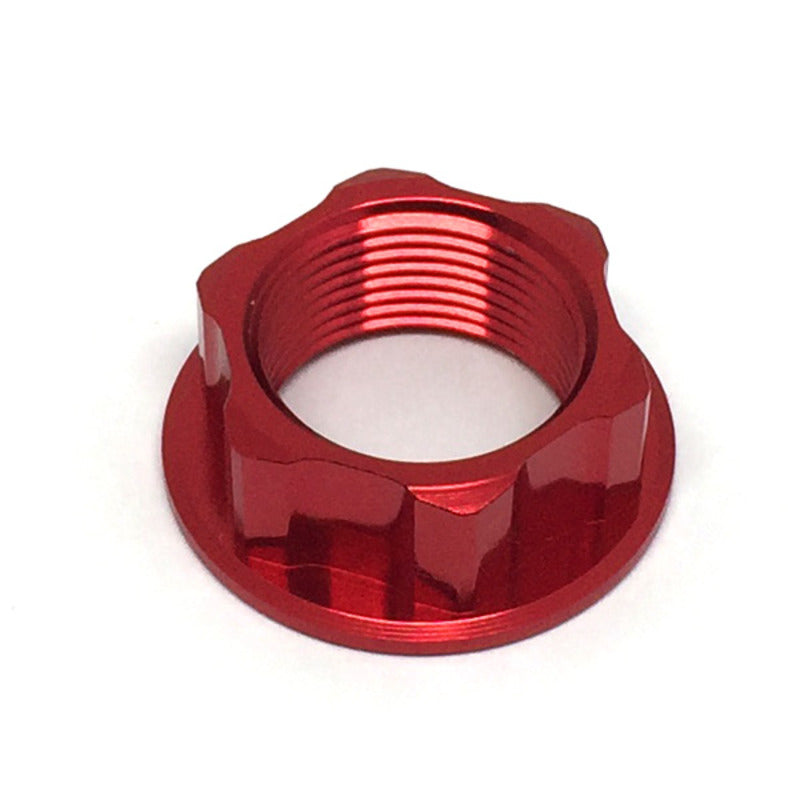ZETA STEERING STEM NUT | M24x30-P1.5 H14 | RED $#$