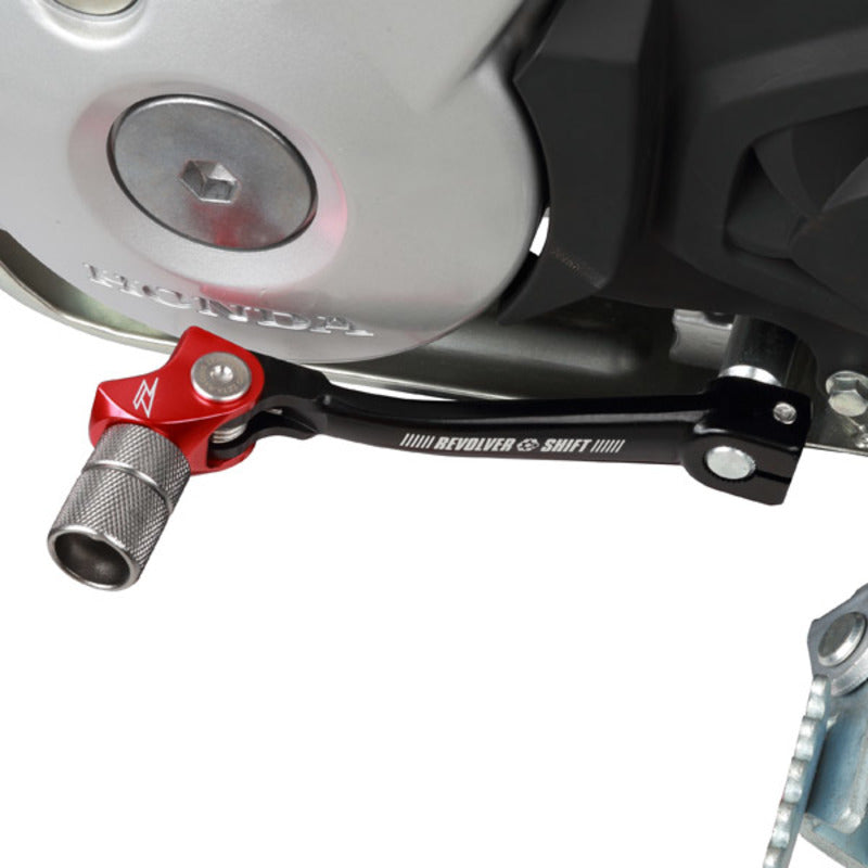 ZETA GEAR LEVER REVOLVER ADJUSTABLE | CRF125F, CRF70F, CRF50F | RED.